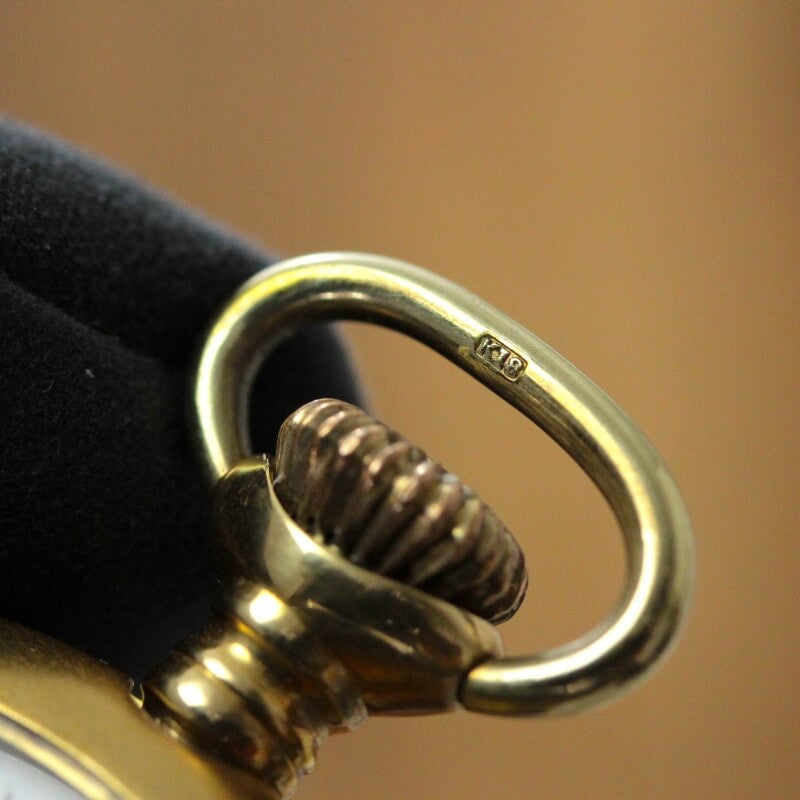 【Sold out】絶版モデルのアメリカンウォルサム（WALTHAM）社製18k金無垢懐中時計
