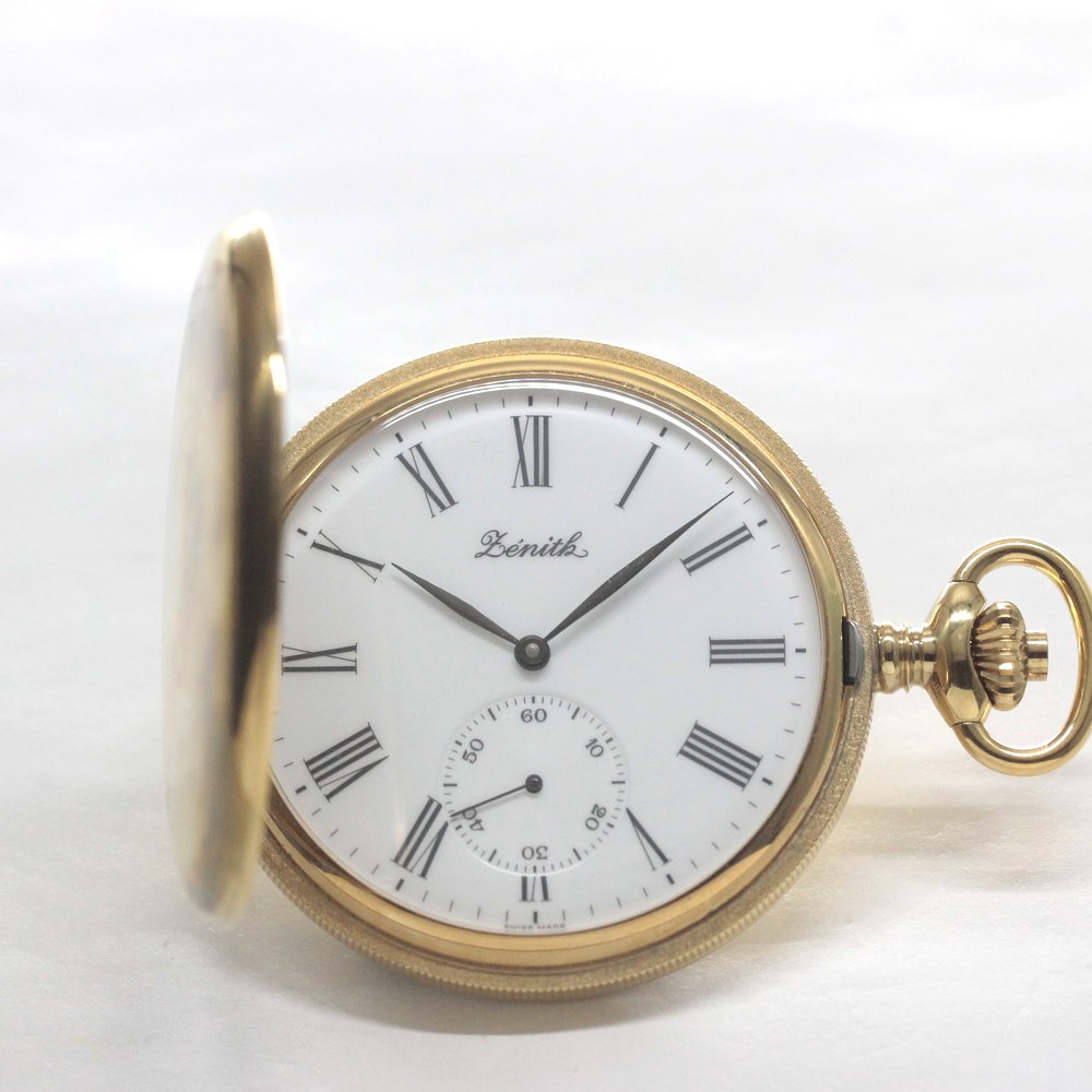 1865年に創業した老舗ブランド、ゼニス（ZENITH）　ダブルハンターケース懐中時計/zenith-102