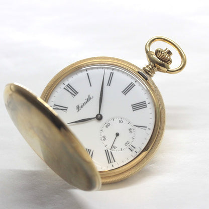 1865年に創業した老舗ブランド、ゼニス（ZENITH）　ダブルハンターケース懐中時計/zenith-102