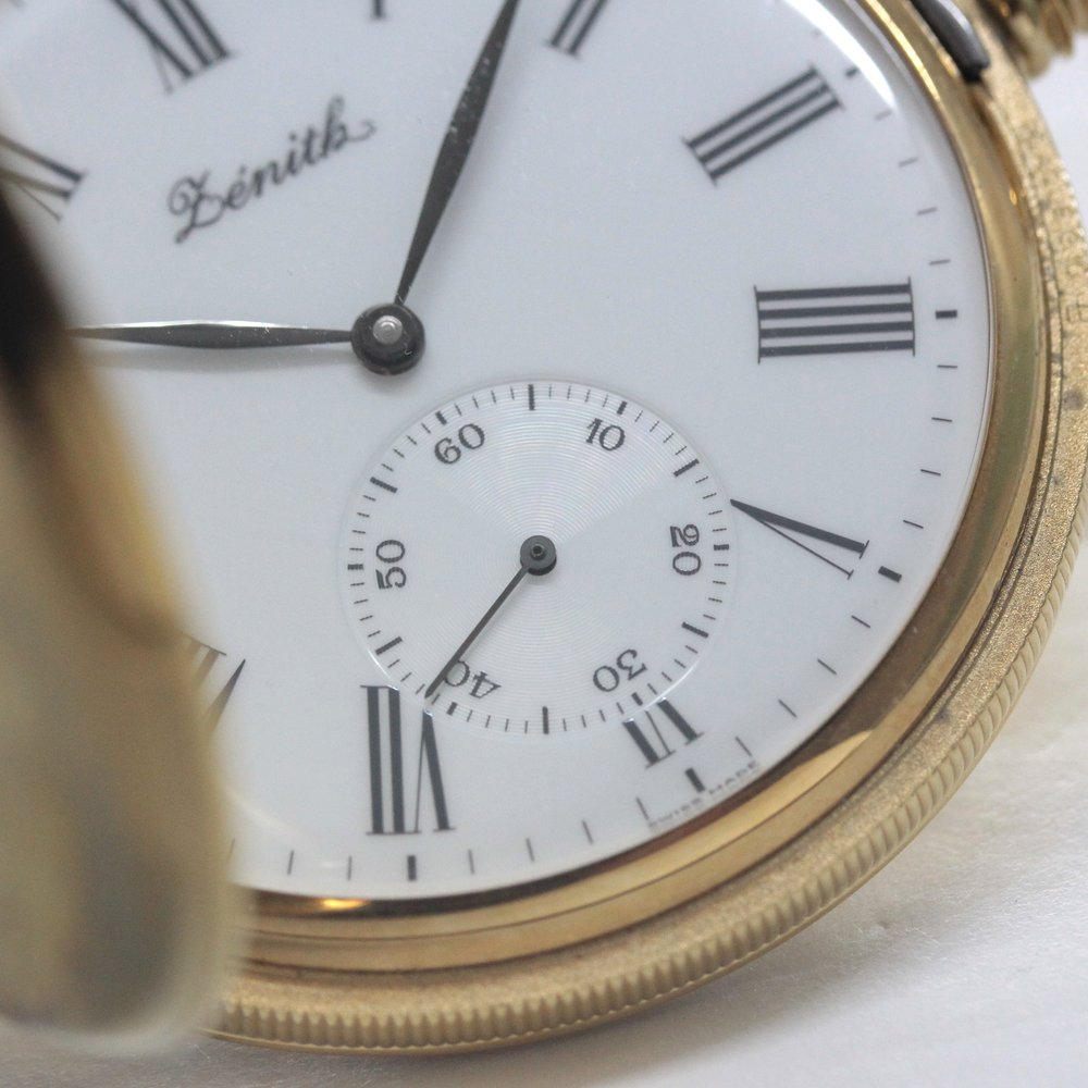 1865年に創業した老舗ブランド、ゼニス（ZENITH）　ダブルハンターケース懐中時計/zenith-102