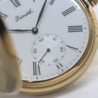 1865年に創業した老舗ブランド、ゼニス（ZENITH）　ダブルハンターケース懐中時計/zenith-102