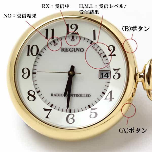 シチズン(CITIZEN) レグノ ソーラー電波 懐中時計 KL7-922-31 ゴールド